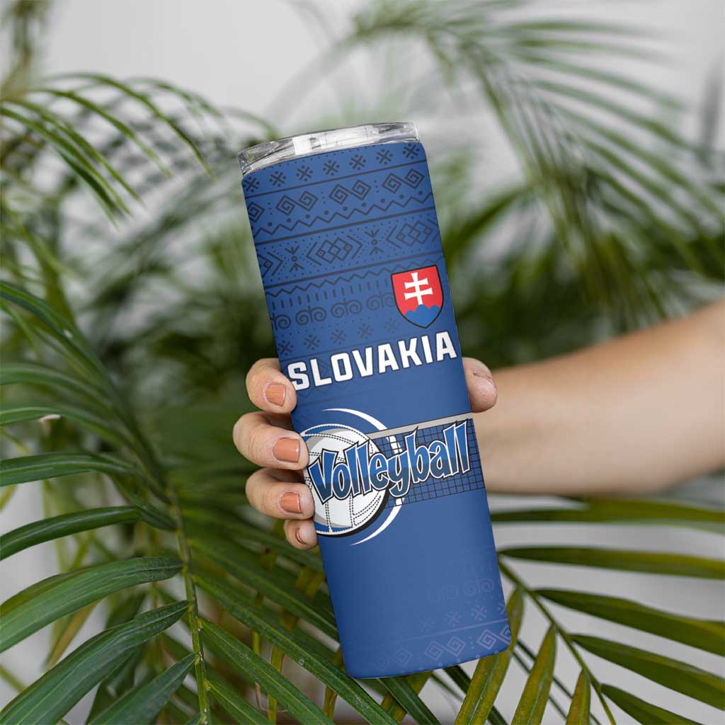 Custom Slovakia Volleyball Skinny Tumbler Come On Repre