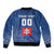 Custom Slovakia Volleyball Sleeve Zip Bomber Jacket Come On Repre
