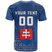 Custom Slovakia Volleyball T Shirt Come On Repre