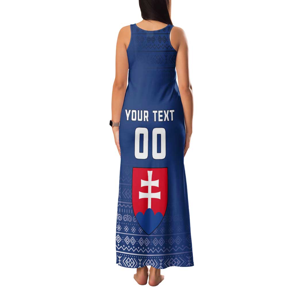 Custom Slovakia Volleyball Tank Maxi Dress Come On Repre