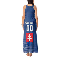 Custom Slovakia Volleyball Tank Maxi Dress Come On Repre