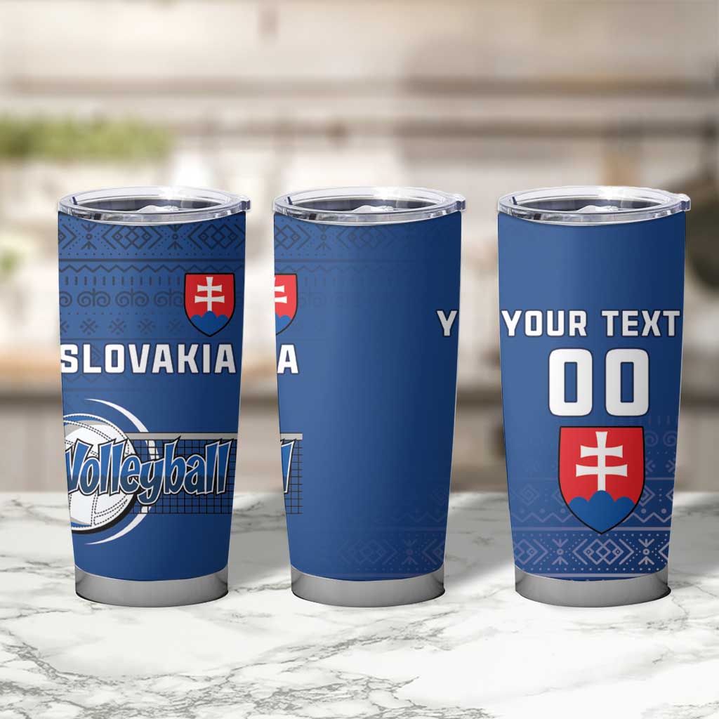 Custom Slovakia Volleyball Tumbler Cup Come On Repre