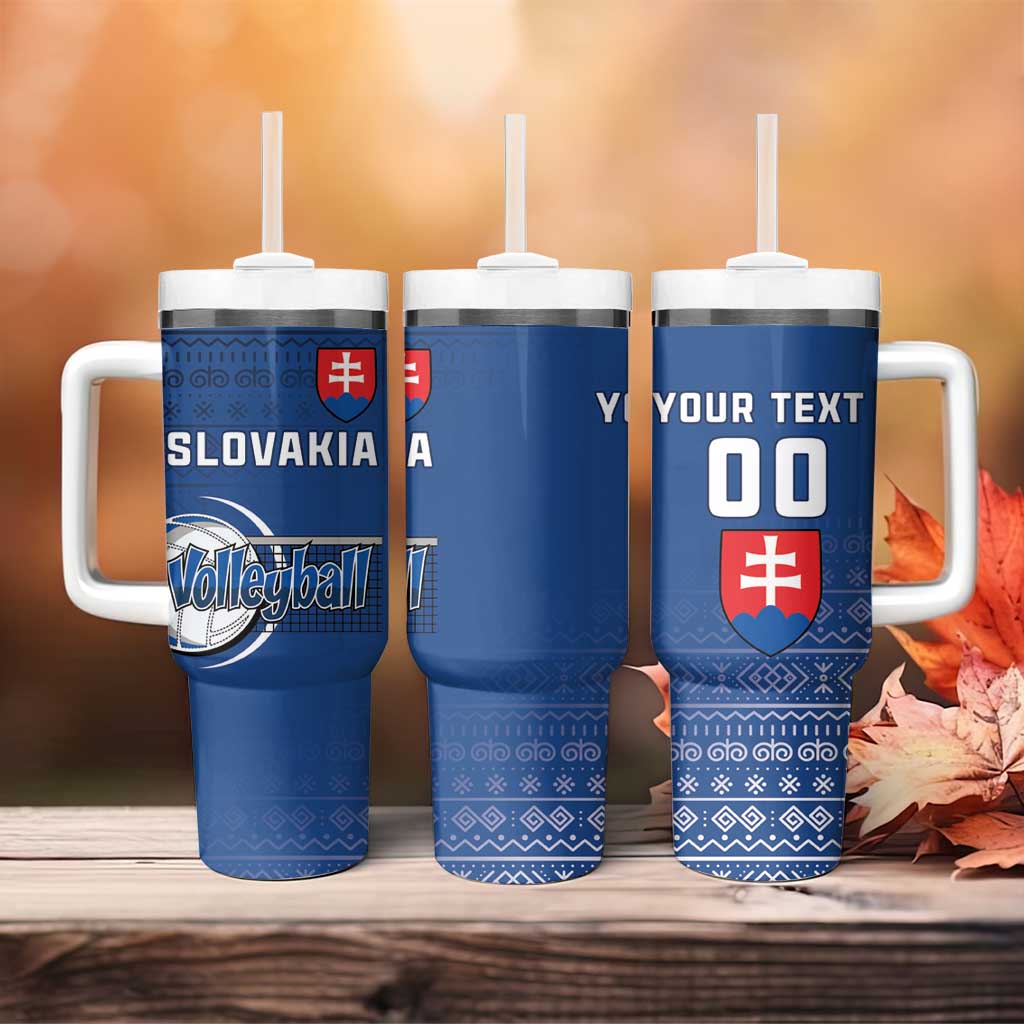 Custom Slovakia Volleyball Tumbler With Handle Come On Repre