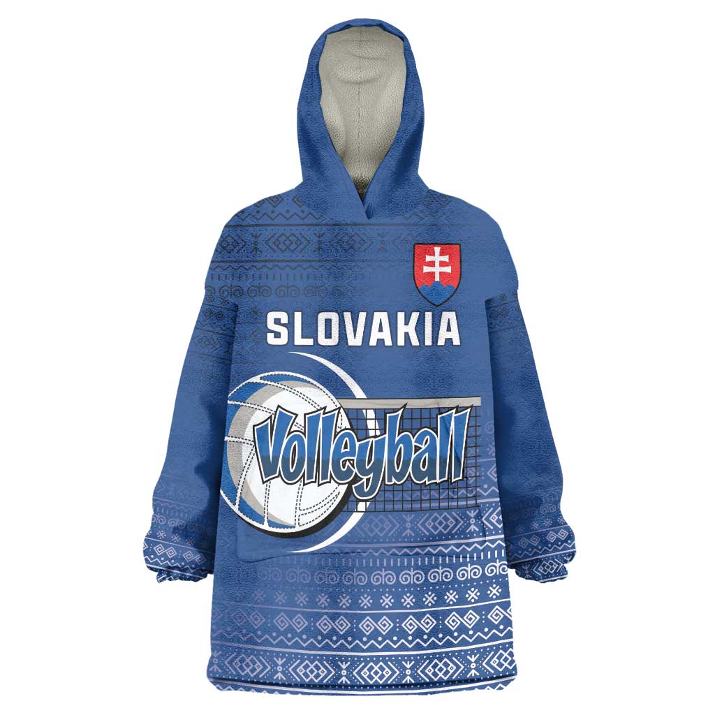 Custom Slovakia Volleyball Wearable Blanket Hoodie Come On Repre