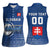 Custom Slovakia Volleyball Women Sleeveless Polo Shirt Come On Repre