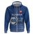 Custom Slovakia Volleyball Zip Hoodie Come On Repre