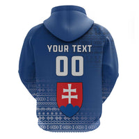 Custom Slovakia Volleyball Zip Hoodie Come On Repre