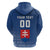 Custom Slovakia Volleyball Zip Hoodie Come On Repre