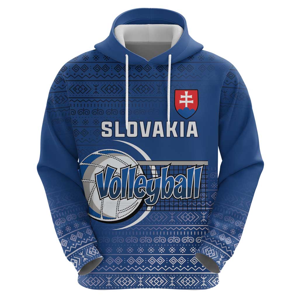Custom Slovakia Volleyball Zip Hoodie Come On Repre