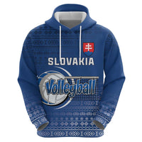 Custom Slovakia Volleyball Zip Hoodie Come On Repre