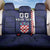 Custom Croatia Volleyball Back Car Seat Cover Go Champions Sahovnica