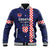 Custom Croatia Volleyball Baseball Jacket Go Champions Sahovnica
