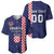 Custom Croatia Volleyball Baseball Jersey Go Champions Sahovnica