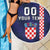 Custom Croatia Volleyball Beach Blanket Go Champions Sahovnica