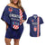 Custom Croatia Volleyball Couples Matching Off Shoulder Short Dress and Hawaiian Shirt Go Champions Sahovnica