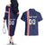 Custom Croatia Volleyball Couples Matching Off The Shoulder Long Sleeve Dress and Hawaiian Shirt Go Champions Sahovnica