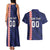 Custom Croatia Volleyball Couples Matching Tank Maxi Dress and Hawaiian Shirt Go Champions Sahovnica