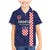 Custom Croatia Volleyball Family Matching Mermaid Dress and Hawaiian Shirt Go Champions Sahovnica