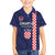 Custom Croatia Volleyball Family Matching Off The Shoulder Long Sleeve Dress and Hawaiian Shirt Go Champions Sahovnica