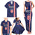 Custom Croatia Volleyball Family Matching Tank Maxi Dress and Hawaiian Shirt Go Champions Sahovnica