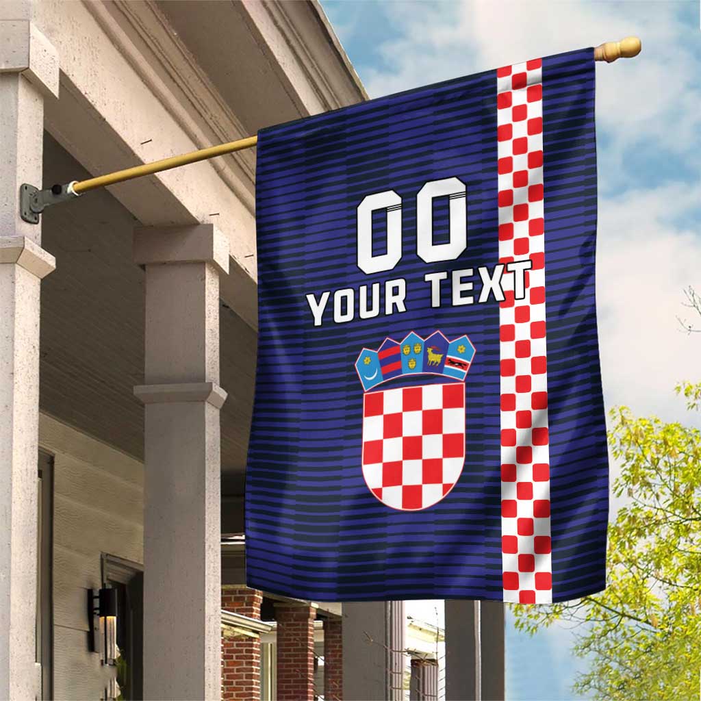 Custom Croatia Volleyball Garden Flag Go Champions Sahovnica
