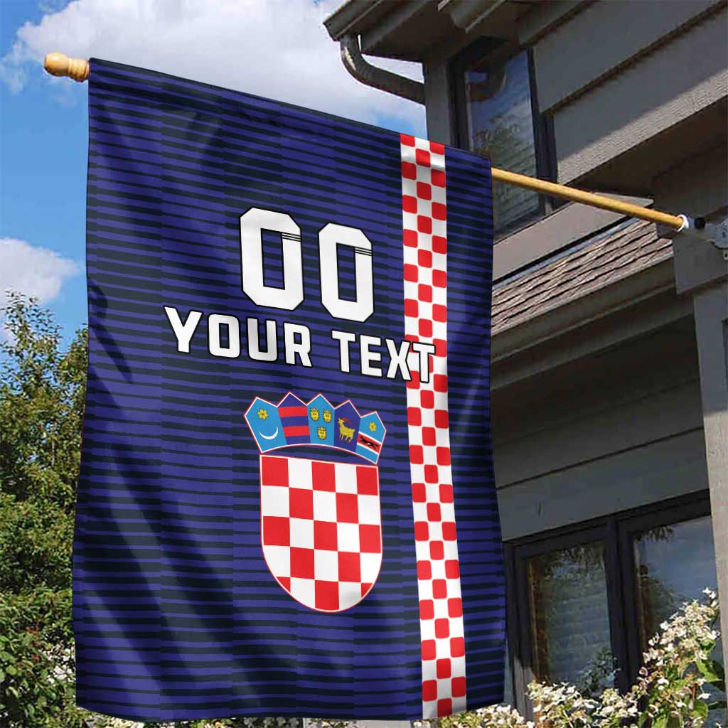 Custom Croatia Volleyball Garden Flag Go Champions Sahovnica