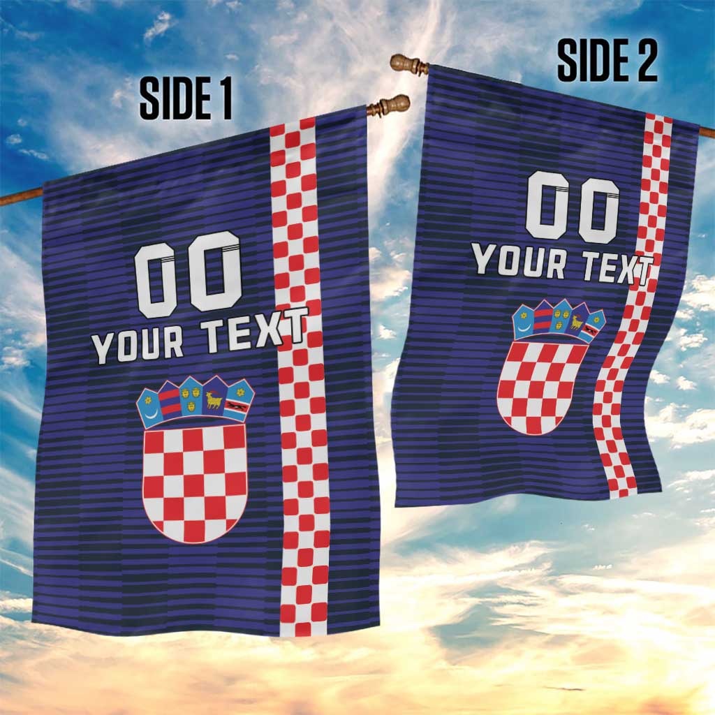 Custom Croatia Volleyball Garden Flag Go Champions Sahovnica