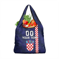 Custom Croatia Volleyball Grocery Bag Go Champions Sahovnica
