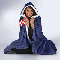 Custom Croatia Volleyball Hooded Blanket Go Champions Sahovnica