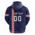 Custom Croatia Volleyball Hoodie Go Champions Sahovnica