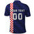 Custom Croatia Volleyball Polo Shirt Go Champions Sahovnica