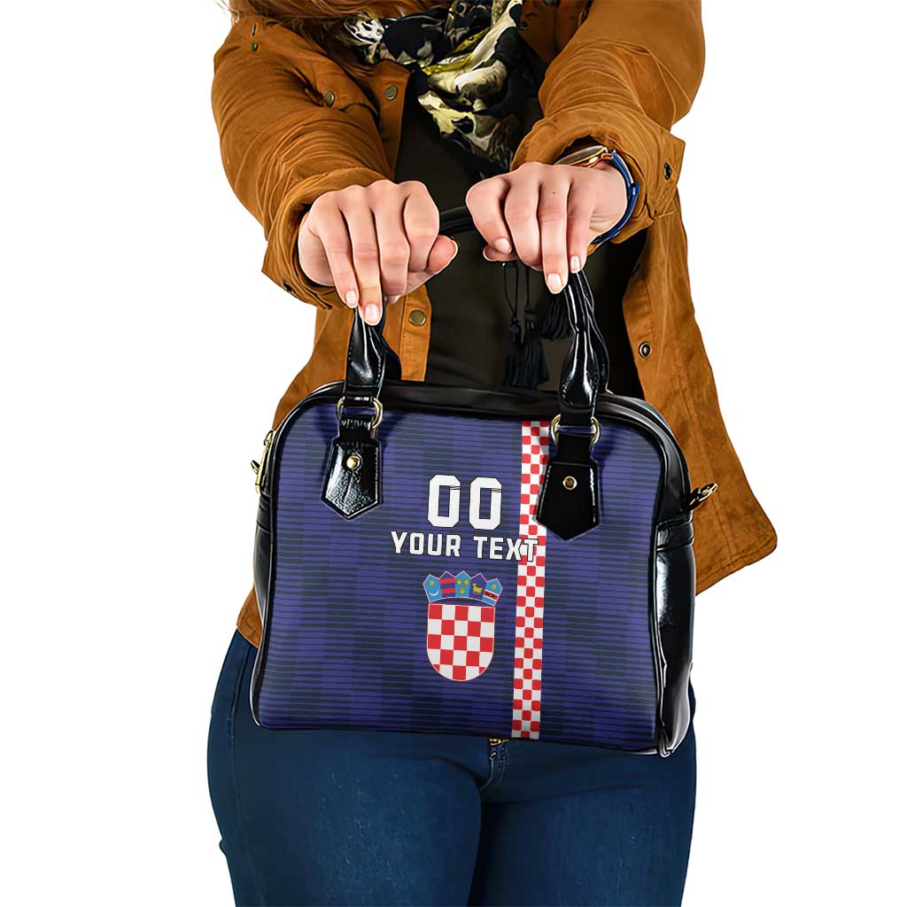 Custom Croatia Volleyball Shoulder Handbag Go Champions Sahovnica