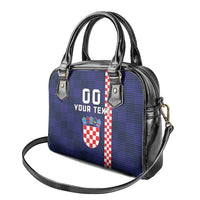 Custom Croatia Volleyball Shoulder Handbag Go Champions Sahovnica