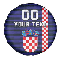 Custom Croatia Volleyball Spare Tire Cover Go Champions Sahovnica
