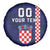 Custom Croatia Volleyball Spare Tire Cover Go Champions Sahovnica