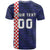 Custom Croatia Volleyball T Shirt Go Champions Sahovnica