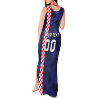 Custom Croatia Volleyball Tank Maxi Dress Go Champions Sahovnica