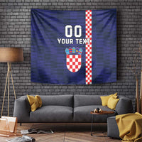 Custom Croatia Volleyball Tapestry Go Champions Sahovnica