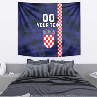 Custom Croatia Volleyball Tapestry Go Champions Sahovnica