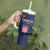 Custom Croatia Volleyball Tumbler With Handle Go Champions Sahovnica