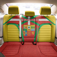 Basque Country Back Car Seat Cover Zazpiak Bat Flag Style