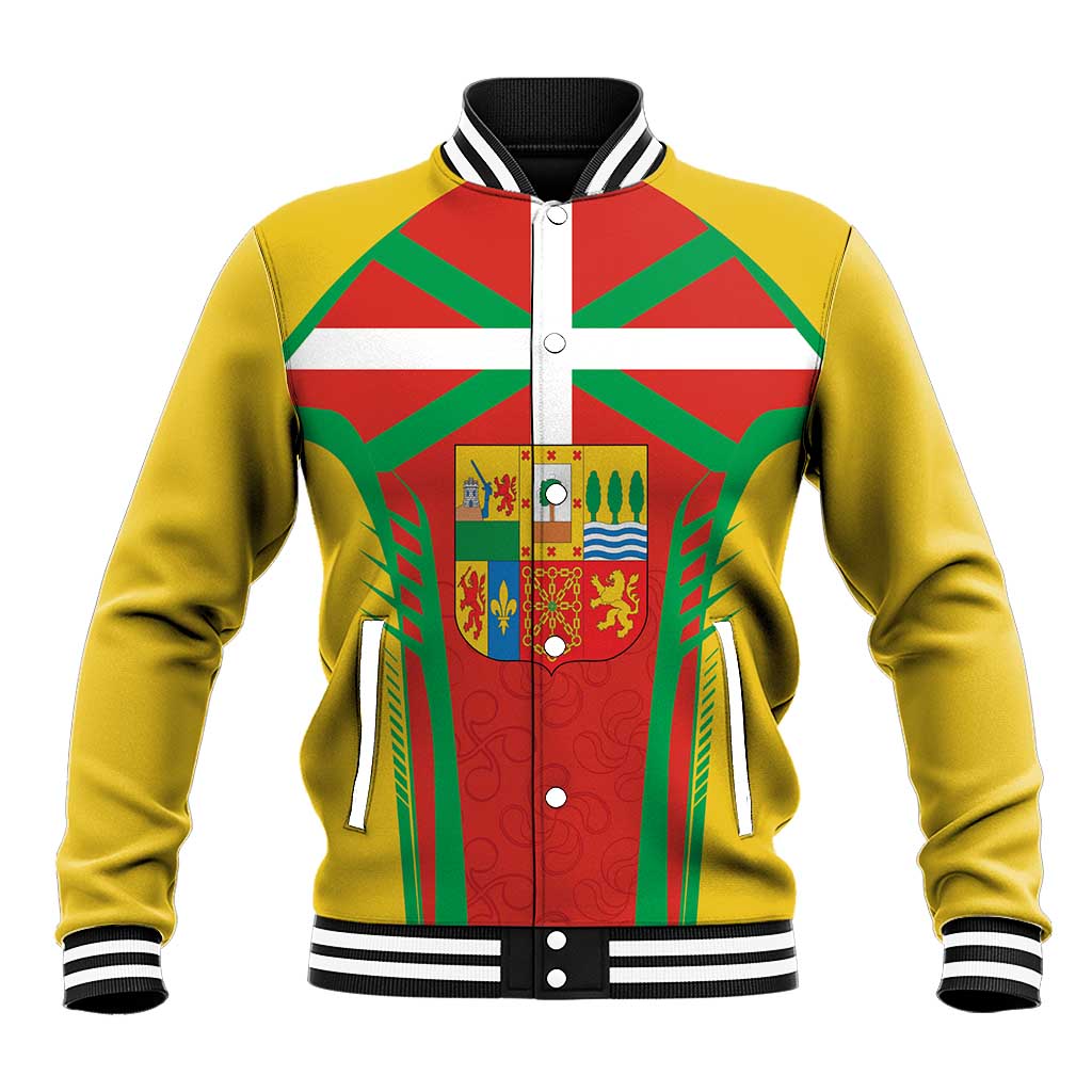 Basque Country Baseball Jacket Zazpiak Bat Flag Style