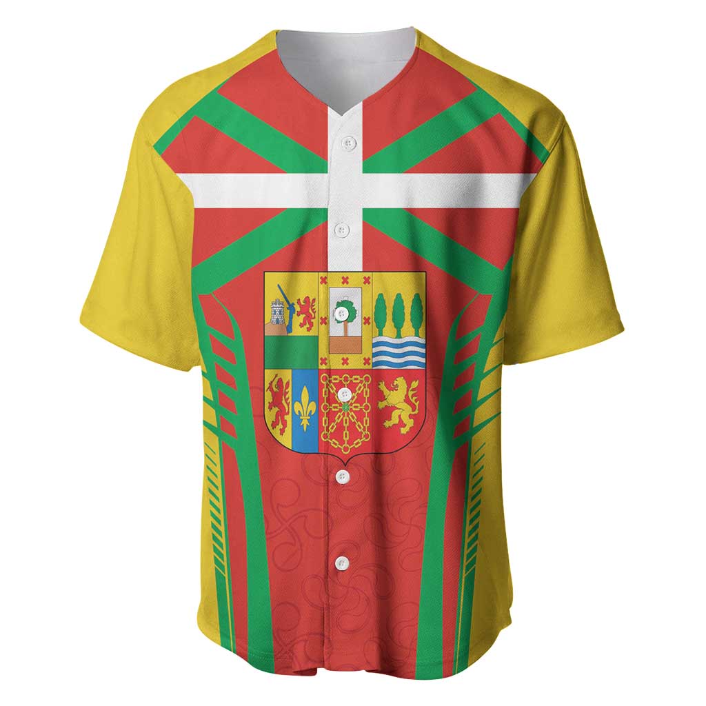 Basque Country Baseball Jersey Zazpiak Bat Flag Style
