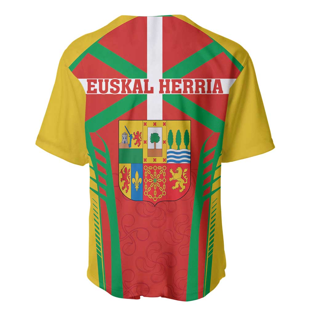 Basque Country Baseball Jersey Zazpiak Bat Flag Style