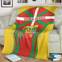 Basque Country Blanket Zazpiak Bat Flag Style