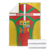 Basque Country Blanket Zazpiak Bat Flag Style