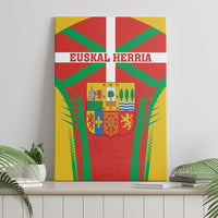 Basque Country Canvas Wall Art Zazpiak Bat Flag Style