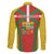 Basque Country Family Matching Long Sleeve Bodycon Dress and Hawaiian Shirt Zazpiak Bat Flag Style