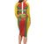 Basque Country Family Matching Long Sleeve Bodycon Dress and Hawaiian Shirt Zazpiak Bat Flag Style