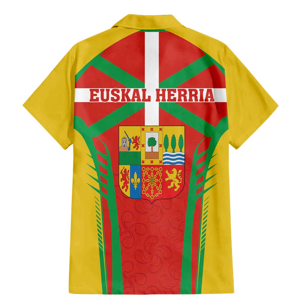 Basque Country Family Matching Mermaid Dress and Hawaiian Shirt Zazpiak Bat Flag Style